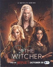 THE WITCHER - Triple Signed 11"x 14" - ACG Certified GENUINE SIGNED AUTOGRAPHS