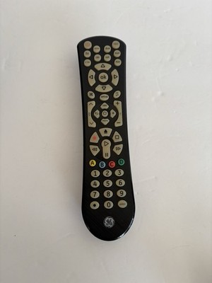 GE Model #41567. 8-Device Backlit Universal TV Remote Control in Black. TESTED