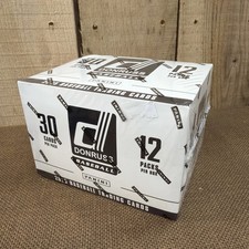 2025 DONRUSS BASEBALL BOX OF 12 FAT PACKS 30 CARDS PER PACK NEW IN SEALED BOX
