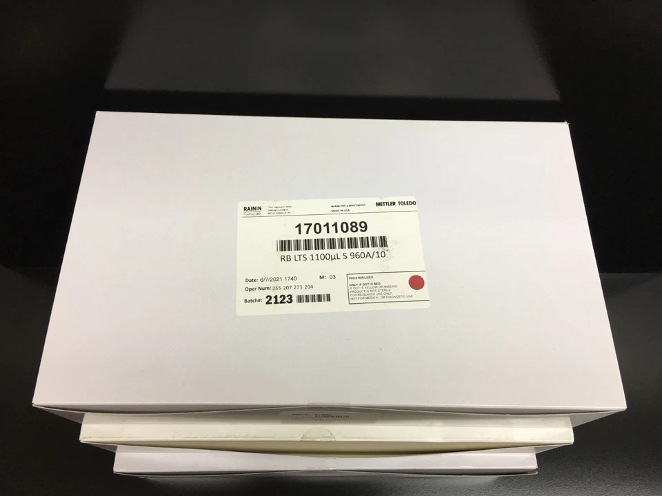 Mettler Toledo Rainin REF 17011089 Robotic Tip RB LTS 1100µL S 960A/10 Lot 3 PKS - Image 2 of 4