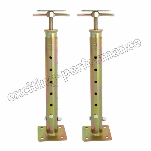 2x 19"-36" Height Adjustable House Floor Jack for Leveling Post Pole for Lifting