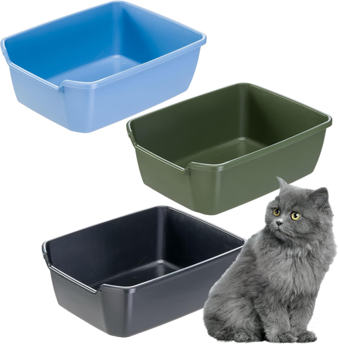 Set 5 Pezzi Ornamenti Realistici a Forma di Gatto in Plastica