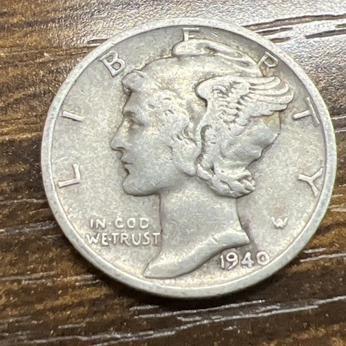 1940-S MERCURY SILVER DIME ACTUAL COIN Get More Today & Save Shop Here Buy Here