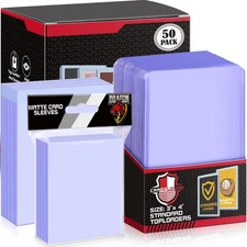 250 PCS Top Loaders Trading Card Sleeves, Hard Plastic Toploaders Penny Card ...