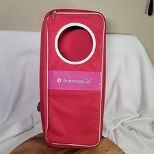 American Girl Doll Carrying Case Backpack Doll Carrier with Straps Red 2016