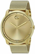 MOVADO Orologio Uomo Audace Bracciale Maglia Acciaio Inox Oro 3600373