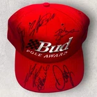Dale Earnhardt Sr JR BUD POLE 7-TIME signed NWOT NOS VINTAGE NASCAR HOFer hat