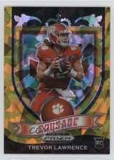 2021 Panini Prizm Draft Picks Crusade Gold Ice Trevor Lawrence Rookie RC 1k90