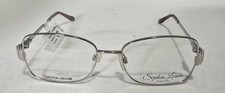 Sophia Loren WP SL M285 Silver Eyeglass Frames 54-17-135