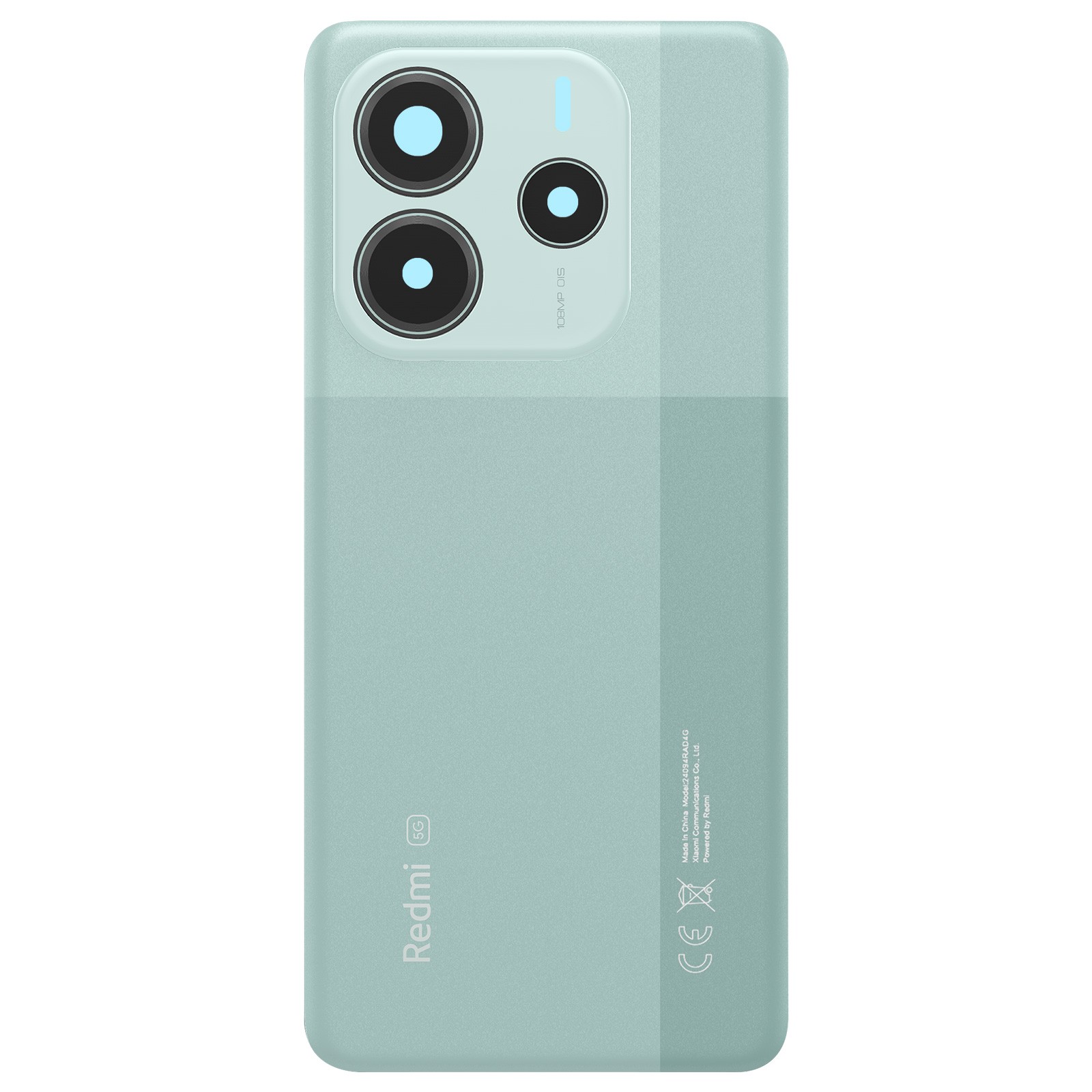 Cache batterie pour Redmi Note 14 5G Xiaomi Service Pack couleur vert