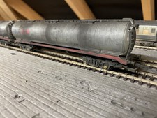 Rake of 3 x Hornby R6132(we think!) TEA bogie oil tankers-weathered & boxed