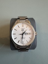 TAG Heuer Carrera Calibre 5 Automatic 41mm Silver Dial WAR201B Full Set