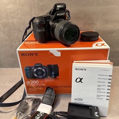 Sony Alpha A200 10.2MP  Kit mit 18-70mm - Demoware Neuwertig Ovp Box
