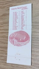 Liberty Bowl Memphis Tennessee 1981 Matchbook Cover Photo Memorial Stadium Ohio