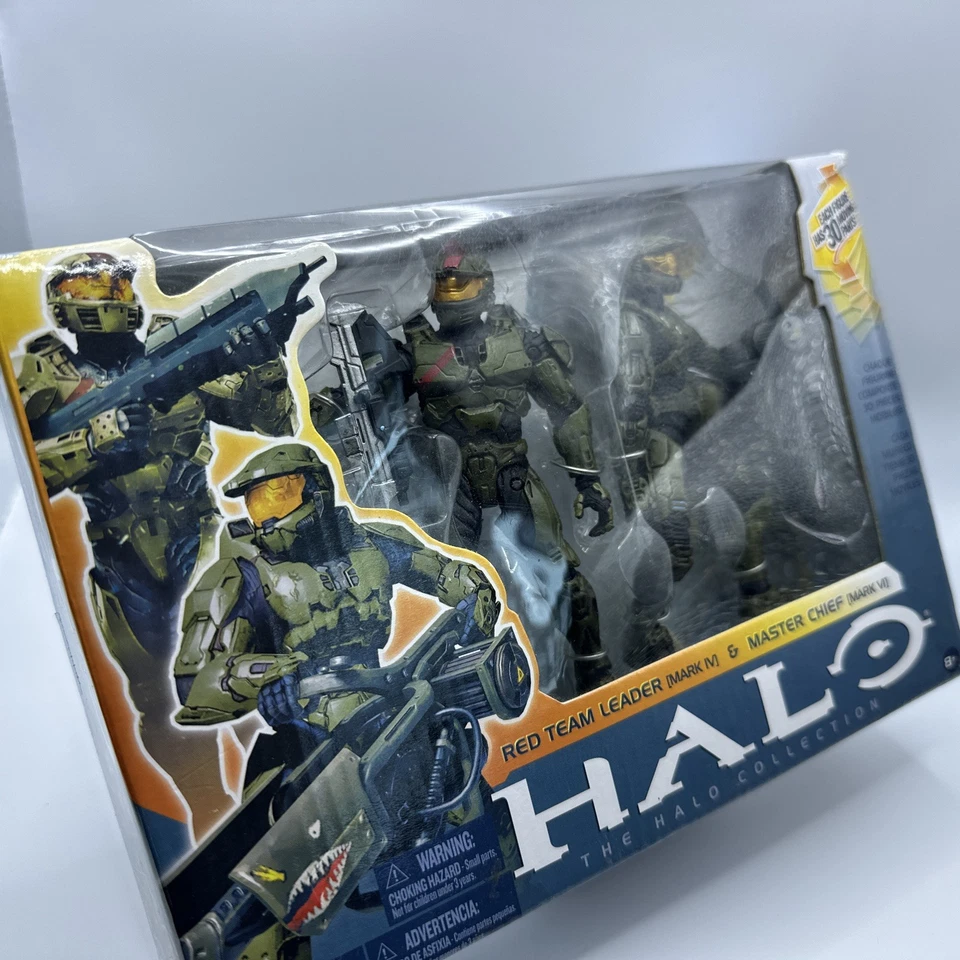 Halo Red Team Leader [Mark IV] & Master Chief [Mark VI] 2-Pack Mcfarlane Toys - Image 4 of 4