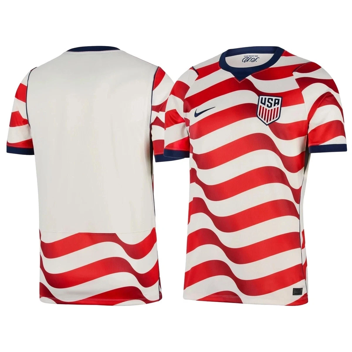 USA Red White & Navy Soccer 10.5 men Fan Bundle, Official World Cup in Dallas Tx USA Rally Towel 2pk Red and White, World Cup Stadium Fan  main image 2