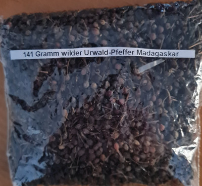 141g Urwaldpfeffer Wilder Pfeffer Voatsiperifery GERMAN QUALITY CONTROL