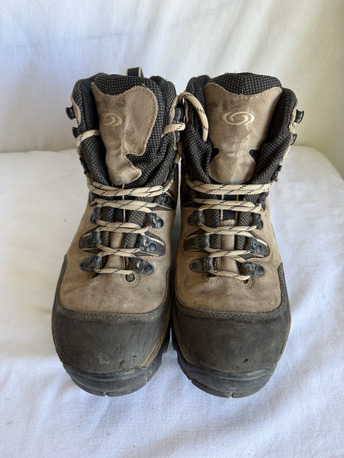 Stivali da trekking Salomon donna taglia 8 5 pelle marrone GoreTex Contragrip YYII S8 643