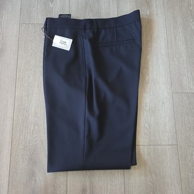 Boggi Milano straight-leg trousers Size 36 Navy Blue 