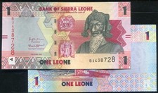 SIERRA LEONE P-NEW , 1-LEONE , 2022,  UNC