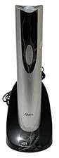 Oster Silver Electric Wine Bottle Opener Stand W/Charger Model# FPSTBW8207-S