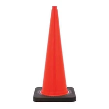 Traffic Cone, Pvc, Non-Reflective, 36 In Height, 12 Lb, Orange, Rs90070ct