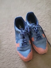 Asics Mens Blue And Orange Size 14 Sneakers