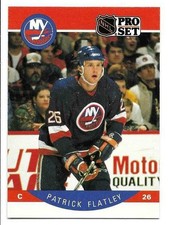 PATRICK FLATLEY 1990-91 PRO SET CARD NM-MT CONDITION