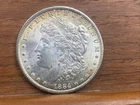 1884 O Morgan Silver Dollar Beautiful Rim Toning