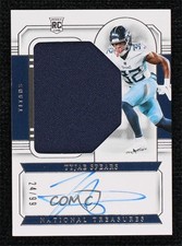 2023 Panini National Treasures 24/99 Tyjae Spears #33 Auto 1t5
