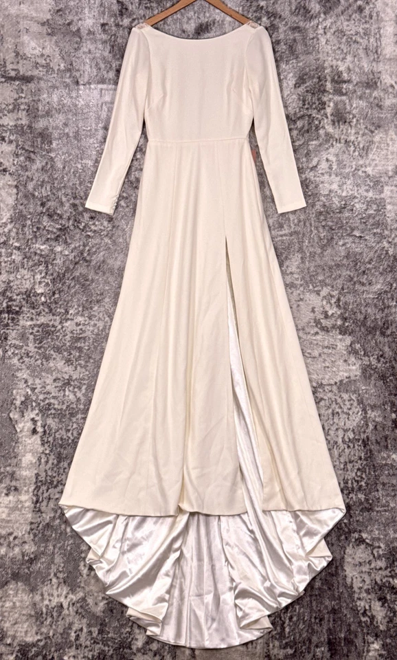 Nuevo Vestido BHLDN 4 Para Mujer Amy Kuschel Rojo Encaje Espalda Vestido de Boda Foto 3 de 4