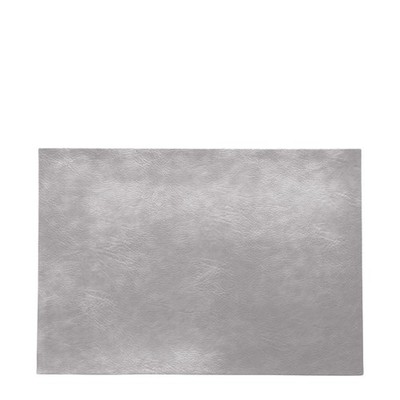 Asa Selection Tischset Vegan Leather Ø 46x33 cm silver cloud