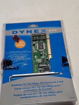 DYNEX 10/100 Mbps PCI Network Card DX-E102 -OPEN BOX