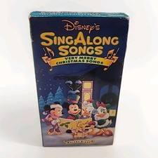  Tested VHS Disney's Sing Along Songs Very Merry Christmas Songs Volume Eight 8