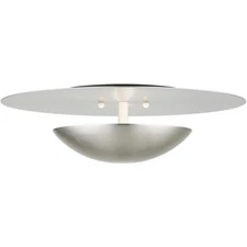 Livex Lighting 56570-91 Ventura Semi-Flush Mount Brushed Nickel