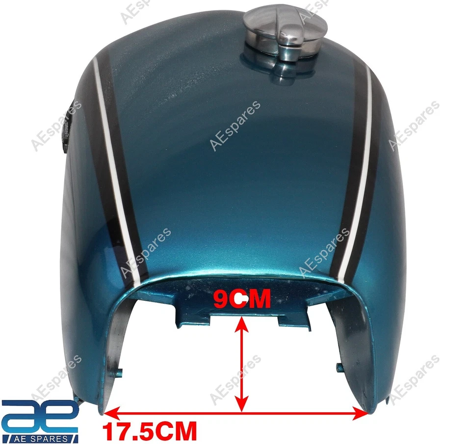 Fits For Honda CB350 K3 K4 Super Sport 350 71-73 Derby Green Metallic Fuel Tank - Изображение 3 из 4