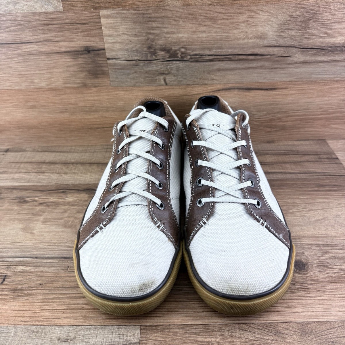 H.S. Trask & Co. Shoes Mens 9M Low Top Sneakers Beige Canvas  display picture 1