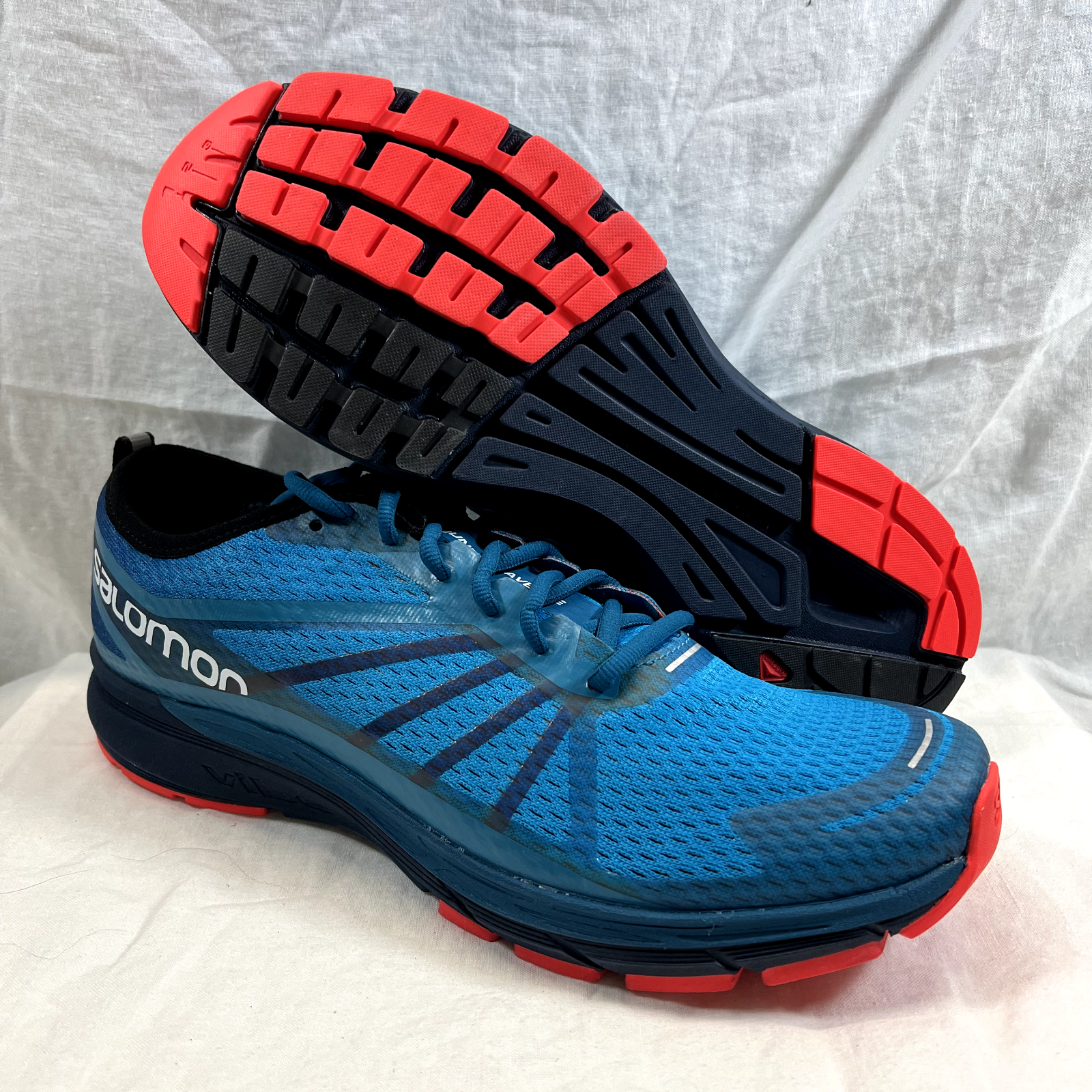 Salomon Sonic RA Pro da uomo taglia 12 5 surf hawaiano nero nero