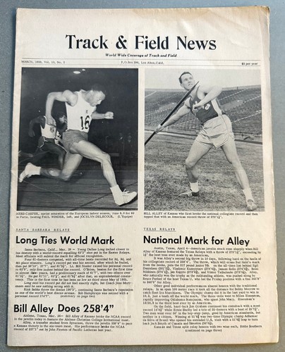 1959 Track & Field News 9 numeri mensili mancanti gennaio novembre dicembre rivista sportiva - Foto 4 di 20