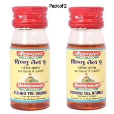 Baidyanath Vishnu Tel Vrihat 25ml (Pack of 2) Ayurvedic Oil Tail for Muscle Pain