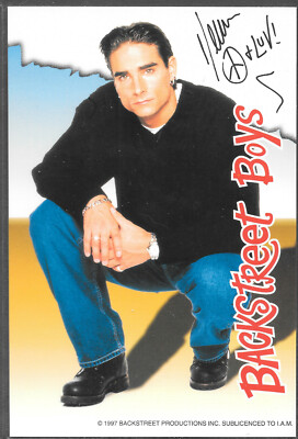 BACKSTREET BOYS 1997 Striker 4x6 Photocard - #43 KEVIN RICHARDSON