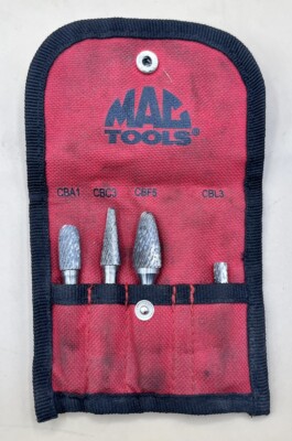 MAC CB4S-A 4-PC. MULTI-PURPOSE CARBIDE BURR SET (MVP026173)