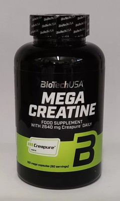 Biotech USA Mega Creatine 120 Mega Caps