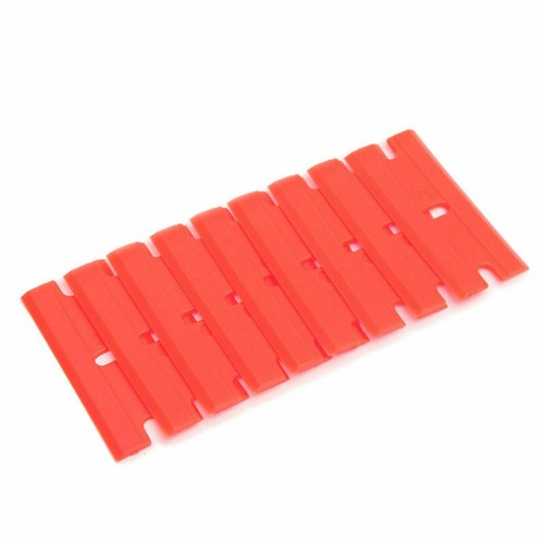 Plastic Double Edged Sticker Scraper with 10Pcs Razor Blades for Removing Glue - Picture 4 of 6