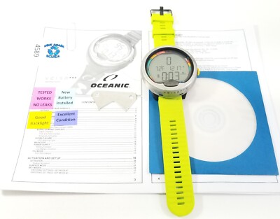 Oceanic Versa Pro Hand Tauchcomputer Mit Nitrox Uhr In Lime Armband