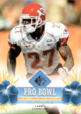 Larry Johnson - 2008 Upper Deck SP Authentic - Pro Bowl #PBP-30
