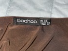 Boohoo Size 24 Thong Body Suit One Piece Snap Crotch Dark Brown Read — photo 7