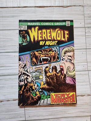 Werewolf by Night #12 December 1973  Hangman 1st Appear Bronze Age Comic