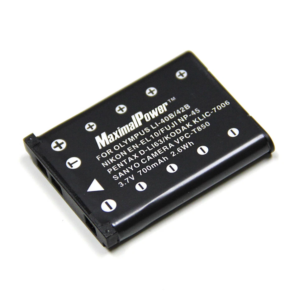 Bateria de câmera de reabastecimento para Nikon EN-EL10 COOLPIX S60 S80 S570 S600 S4000 MH63 - Imagem 2 de 2