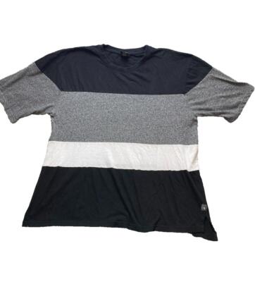 VTG Southpole Shirt Adult 3XB Black Colorblock Streetwear Skater Y2K Big Mens